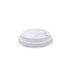 350ml White Plastic Coffee Cup Lid
