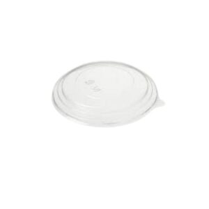 Clear PET Multifit Lid for Kraft LDPE Lined Salad Bowl -50