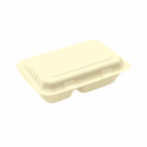 Biodegradable Meal Box 1 Division 1000ml - 50