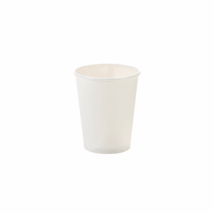 250ml Single Wall White Coffee Cup - 50