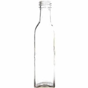 Square Glass Bottle 250ml (67)
