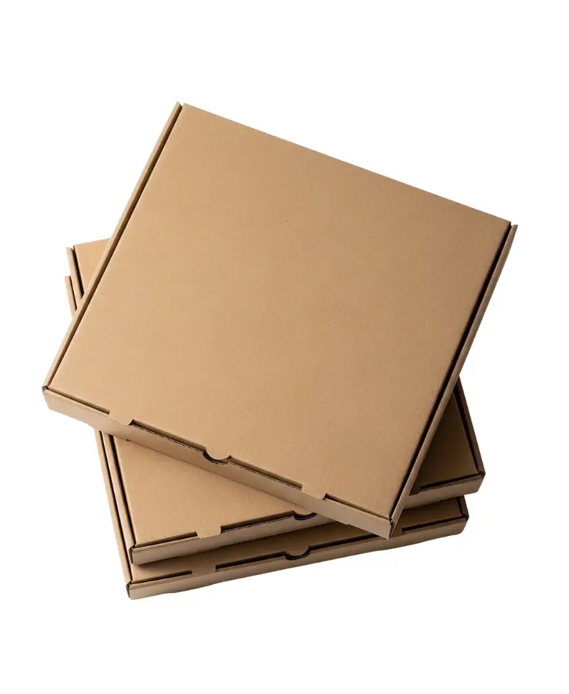 Pizza Box 12 x 12 x 1.5 Kraft Corrugated 12" - 50